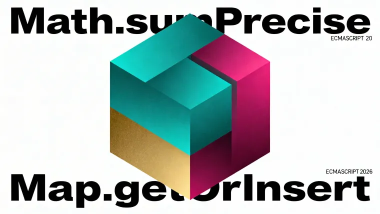 Обложка: ECMAScript 2026: новые методы Math.sumPrecise и Map.getOrInsert для точных вычислений